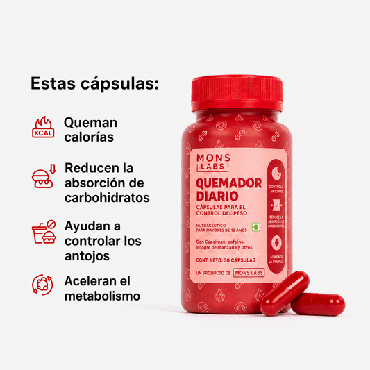 Cápsulas quemadoras diarias